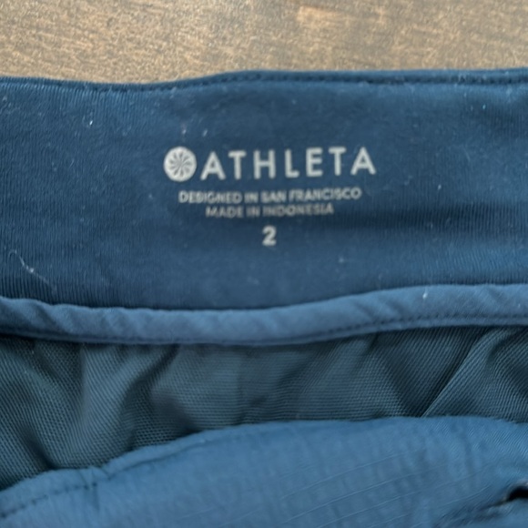 Athleta Trekkie Short 4" Constellation Blue | 2 - Picture 4 of 5